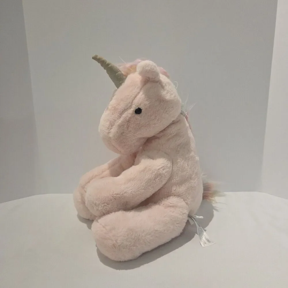 Animal Adventure 19 inch Eunice the Pink Unicorn Plush Toy